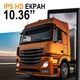 Цифровая система заменителей зеркал Podofo A3713A электронное зеркало 10.36" черное для грузовых автомобилей - изображение 8