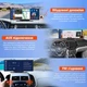 Комплект для паркування Podofo A3073 сенсорний монітор 9.3" камера заднього виду алюміній чорний - зображення 4