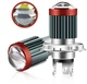 LED лампи лінзи цоколь Н4 mini 30W 6000K LED (лід) Світлодіодна лампа c лінзою діод CREE 12V комплект 2шт! - зображення 2