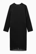 Сукня жіноча COS organza-panelled midi dress 1105260001 Eur 34 Чорний - изображение 5