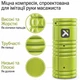TriggerPoint Specialty Kit - масажний ролер , заглушки з ременем, м'ячі MB1 і MobiPoint та килимок, Зелений( SpecialtyKit-350327) - изображение 4