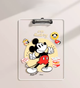 Клипборд-планшет с зажимом прозрачный A4 «Микки Маус» Disney, пластик - изображение 1