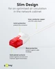 Патч-корд Goobay RJ45 UTP6 3.0m patch Slim Flexi PoE D=3.6mm Cu білий(75.09.3694) - зображення 3
