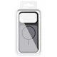 Чохол Silk Duo Color (AA No Logo) з Magnetic Fit (MagSafe) для Apple iPhone 17 Pro / 18 Pro (Айфон 17 Про / 18 Про) силіконовий двоколірний кейс Soft Touch з підтримкою MagSafe Black - зображення 3