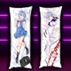 Дакимакура 150х50 см Рей Аянами Ева Евангелион Neon Genesis Evangelion Подушка с наволочкой двухсторонняя - изображение 1