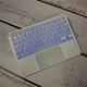 Чехол с клавиатурой с подсветкой и мышкой FegishCase Apple iPad 11 (А16) 2025 Ukrainian keyboard, Grey - изображение 10