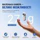 Мини экшн-камера 1080P LAOO с экраном 0.96", 360° креплением, клипсой, OTG-адаптером, ночной съёмкой, для спорта, велосипеда, White - изображение 2