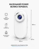 Мини экшн-камера 1080P LAOO с экраном 0.96", 360° креплением, клипсой, OTG-адаптером, ночной съёмкой, для спорта, велосипеда, White - изображение 7