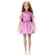 Лялька Barbie Барбі Модниця у рожевій сукні з візерунком пейслі JJN62 - зображення 1