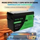 Акумулятор DATOU BOSS 24V 100Ah із BMS, LiFePO4 для солнечних систем, ІБП, RV (SP-DT-24V100A-A01-EU) - зображення 4