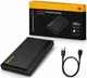 Зовнішній жорсткий диск Kodak P190 500GB Портативний кишеньковий HDD USB 3.2 Gen1 накопичувач для ноутбука ПК Зберігання даних програм фото відео usb переносний вінчестер Windows Mac OS юсб OTG Android 500 Гб Black - зображення 2
