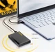 Зовнішній жорсткий диск Kodak P190 500GB Портативний кишеньковий HDD USB 3.2 Gen1 накопичувач для ноутбука ПК Зберігання даних програм фото відео usb переносний вінчестер Windows Mac OS юсб OTG Android 500 Гб Black - зображення 6