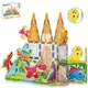 Конструктор Picasso магнитный Tiles Dinosaur Set с 8 фигурками динозавров 38 деталей (817338028848) - изображение 3