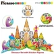 Конструктор Picasso магнитный Tiles Dinosaur Set с 8 фигурками динозавров 38 деталей (817338028848) - изображение 6