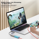 Відеокарта ULT-Unite HDMI, вхід 4K, подвійний вихід USB/Type-C, сумісна з PS5, ноутбуками, смартфонами, камерами, Switch, ігровою приставкою для прямої трансляції та запису, 0,15 метра - зображення 7