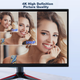 GESOBYTE C610 4K Ultra HD Камера для прямой трансляции, широкоугольная, для видеозвонков, конференций, онлайн-обучения, экзаменов, вступительных экзаменов в аспирантуру, для дома, ноутбука, настольного компьютера, USB-микрофон - изображение 5