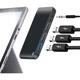 Док-станція Isky Microsoft Surface Go4/Go3/Go2/Go, перехідник Type-C, концентратор USB-C на 3-портовий, док-станція розширення для ноутбука та планшета - зображення 2