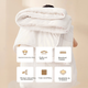 Ковдра LOVO Luolai Home Textiles, 100% австралійська вовна, чотирисезонна, 3,8 дюйма, 200*230 см, біла - изображение 5