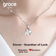 Кулон Grace Girl «Чотирилиста конюшина» жіночий - зображення 8