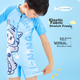 Детский купальник Li-Ning, цельные плавки с квадратными штанинами для мальчиков и девочек, костюм для серфинга, быстросохнущий купальник для купания в термальных источниках, для детей от 3 до 6 лет. - изображение 7