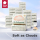 Бумажные салфетки Babycare Baby Cloud Soft, ультрамягкие салфетки для лица, очищающие и увлажняющие, кремового цвета, 108 листов * 40 упаковок - изображение 4