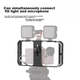 Ulanzi U-Rig Pro Двуручная клетка для камеры телефона Apple и Huawei, универсальное приспособление для горизонтальной и вертикальной съемки, фотосъемки, видеоблогов, прямых трансляций и подставка для телефона. - изображение 7