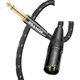 Мікрофонний кабель Beishanque BSQ-K062 XLR — Jack 6.3 мм 3 м - зображення 3