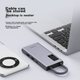 Док-станція розширення цифрового дисплея Hagibis з екраном, конвертер USB-C, адаптер Ethernet, конвертер Type-C на HDMI, сумісний з комп'ютерами Apple Mac, адаптер Thunderbolt 4 - зображення 12