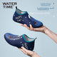 WATERTIME / Пляжная обувь Shuichuan для детей, мальчиков и девочек, для дайвинга, прогулок по пляжу, хождения по воде, отслеживания ручьев, нескользящая, устойчивая к порезам, синий динозавр, размер 2XS - изображение 6