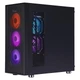 Корпус SAMA Zhuque 5 игровой черный со стеклянной боковой панелью, поддержка E-ATX, СЖО 360 мм и длинных видеокарт - изображение 7