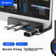 ORICO USB 3.0 Hub Splitter з алюмінієвого сплаву, адаптер-кліпса для MAC, Apple, ноутбуків, настільних комп'ютерів, моніторів, чорного кольору MH4PU - зображення 4