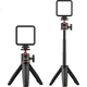 Комплект Ulanzi VL49 Fill Light + штатив MT-08, мини-светодиодный софтбокс для фотосъемки на смартфон, аксессуар для горячего башмака зеркальных фотокамер, подсветка для селфи. - изображение 1