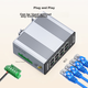 Промышленный коммутатор NetLINK, 8-портовый промышленный коммутатор Ethernet 100 Мбит/с, крепление на DIN-рейку/монтаж, блок питания в комплект не входит, HTB-6000 - изображение 6