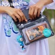 Водонепроницаемый чехол для телефона TOSWIM с сенсорным окном для подводной съемки, прозрачный черный - изображение 6