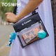 Водонепроницаемый чехол для телефона TOSWIM с сенсорным окном для подводной съемки, прозрачный черный - изображение 7