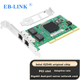 Мережева карта EB-LINK PCI гігабітна на 2 порти на чипі Intel 82546 - зображення 4