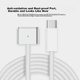 Зарядное устройство Youpin для MacBook Pro A2442/A2681 с кабелем Type-C - MagSafe 3 - изображение 7