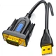 Кабель DTECH IOT5075-3M USB - RS232, адаптер USB - DB9 male, 3 м, для COM-порта - изображение 3