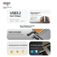 Флеш-накопичувач Aigo U453 128 ГБ типу C USB 3.2 з двома інтерфейсами для телефонів та комп'ютерів, швидкість читання 450 МБ/с, багатофункціональний флеш-накопичувач для бізнесу та офісу - изображение 10