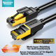 Патч-корд SAMZHE CAT-730H Cat 7 экранированный 10 Гбит/с 30 м Черный - изображение 4
