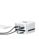 Корпус для жесткого диска Hagibis USB4, совместимый с Mac mini M4, с возможностью расширения SSD до 40 Гбит/с, совместимостью с Thunderbolt 5, подставкой для внешнего мобильного жесткого диска M2 NVMe. - изображение 3