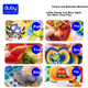 Развивающая игрушка Auby Baby для детей 0-18 месяцев, тканевая книжка с хвостиком, моющаяся - изображение 5