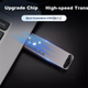 Твердотельный накопитель ThinkPlus Lenovo TU100Pro Series с интерфейсом USB 3.2, скорость чтения до 1000 МБ/с, высокоскоростной металлический корпус, серебристый. - изображение 4