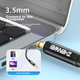 Аудіокабель ZHENWEI ZW-YPX Mini Jack 3.5 мм - 2x XLR, 8 м - зображення 6