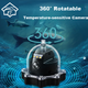 Подводный эхолот Xunyuboshi с вращением на 360 градусов, камерой сверхвысокого разрешения, 7-дюймовым сверхчетким экраном, а также глубоководным зондом с датчиком температуры, вращающимся на 360 градусов и погружением на глубину до 20 метров. - зображення 5