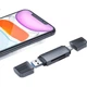 Картридер Chuanyu USB 3.2 Gen1/Type-C для карт SD и TF, два слота, для камер и дронов - изображение 2