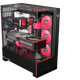 Корпус VALKYRIE VK03TOU Lite ATX с тремя стеклянными панелями и поддержкой СЖО 360 мм, черный - изображение 4
