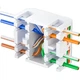 Модуль SAMZHE Keystone RJ-45 STP Cat 8 безинструментальный (MDK850) - изображение 2