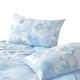 Комплект постельного белья Boyang Home Textile, 4 предмета, пододеяльник из чистого хлопка, простыня, 100% хлопок, для кровати 1,8 м, цвет Qinghe Yue Blue. - изображение 2