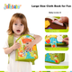Книжка мягкая Jollybaby развивающая Монтессори «Кемпинг в джунглях» - изображение 6